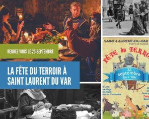Rendez vous le 25 septembre pour la Fête du Terroir à Saint Laurent du Var