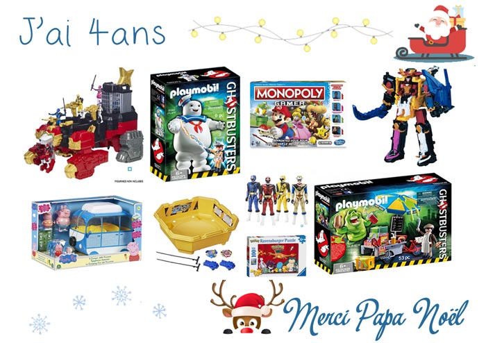 Voici les listes de mes garçons pour Noël 2017 4 et 6 ans